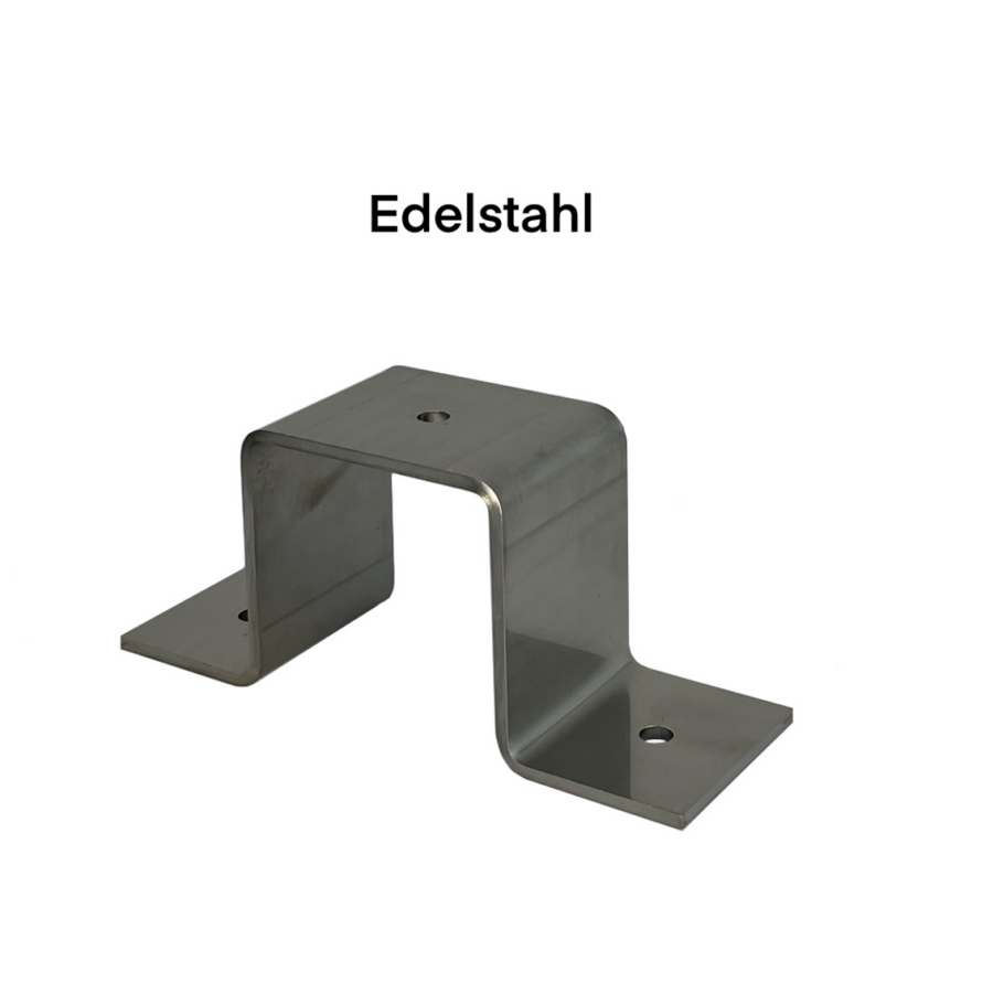 4 mm Dicke Schwerlast vierkant Quadratrohrschelle, Bügelschelle, Balkenschelle, Befestigungsschelle, Profilschelle, Rohrhalterung mit 6 mm Dicke Platte, Stahl verzinkt (A: 100 x B: 100 mm 4 mm Dicke Schwerlast vierkant Quadratrohrschelle, Bügelschelle, Balkenschelle, Befestigungsschelle, Profilschelle, Rohrhalterung mit 6 mm Dicke Platte, Stahl verzinkt (A: 100 x B: 100 mm
